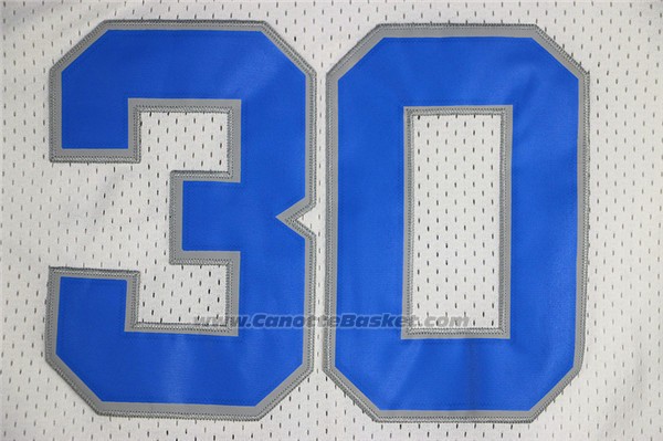Maglia NCAA North Carolina Tar Heels Rasheed Wallace #30 Bianco